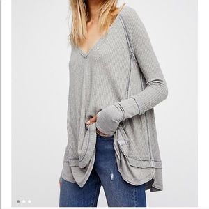 Free People V-neck thermal